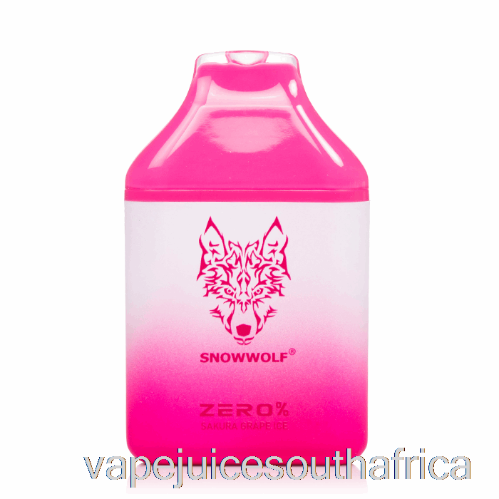 Vape Pods Snowwolf Zero 5500 0% Nicotine Free Disposable Sakura Grape Ice